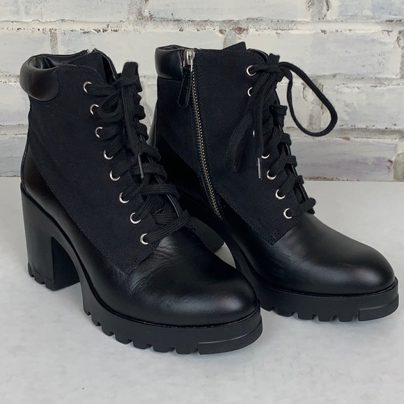 Bp Nordstrom Madison Laceup Boots Size 